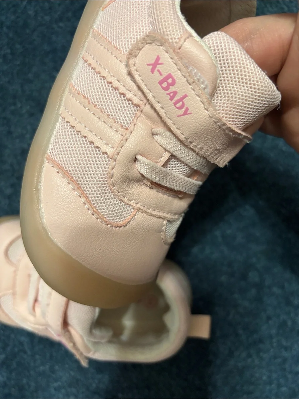 Pink Toddler Sneakers - Soft Grip Sole